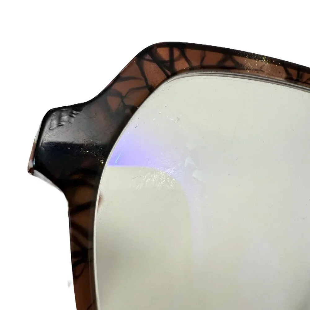 Elton John Eyewear Carnaby Brown Tortoise Unisex Frames Square